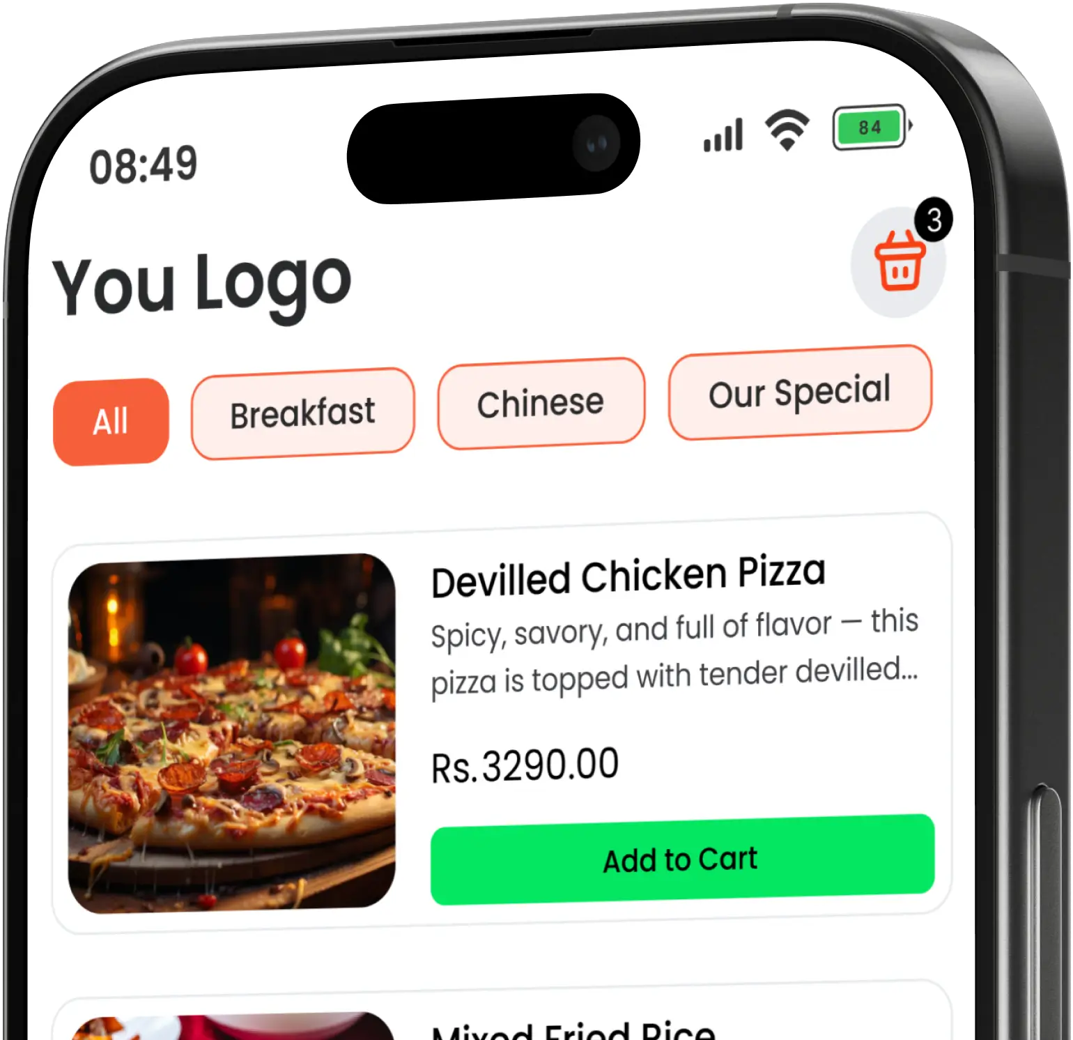 Orderly, A Branded Online Menu + Ordering for Your Food Business